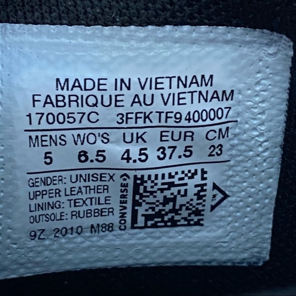 Converse Run Star Hike Hi Snakeskin Platform Sneaker Size 6.5 Women - Picture 13 of 13